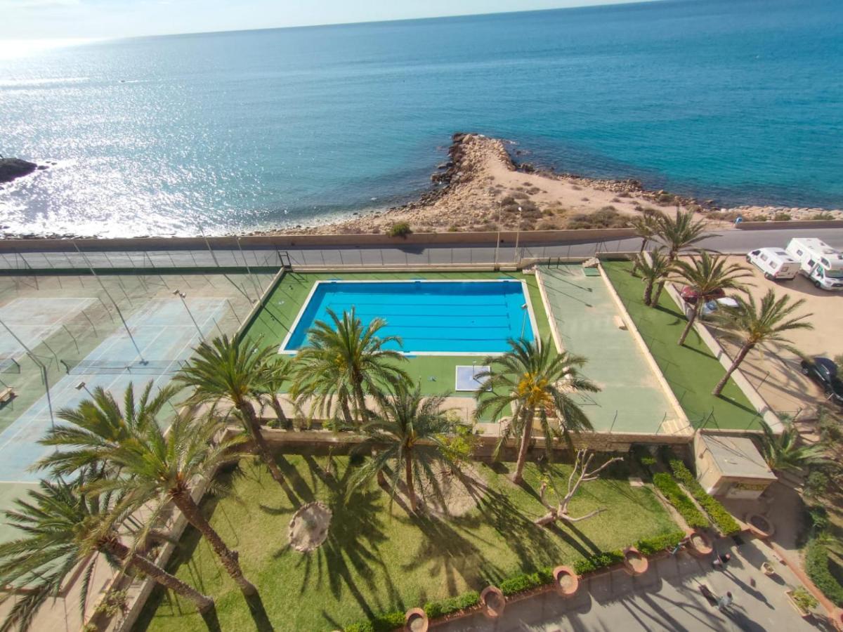 Very Lightful Apartment. Incredible Sea Views. Big Terrace, Swimming Pool. Ac. Very Close To Alicante City Center. ภายนอก รูปภาพ