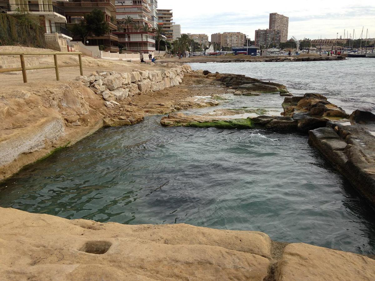 Very Lightful Apartment. Incredible Sea Views. Big Terrace, Swimming Pool. Ac. Very Close To Alicante City Center. ภายนอก รูปภาพ